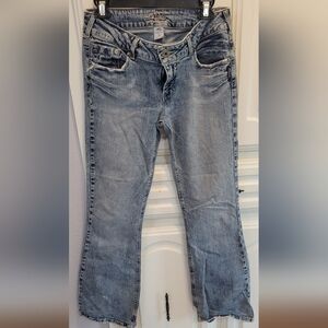 Vintage Silver Jeans Ultra Low Rise Flare 30x33